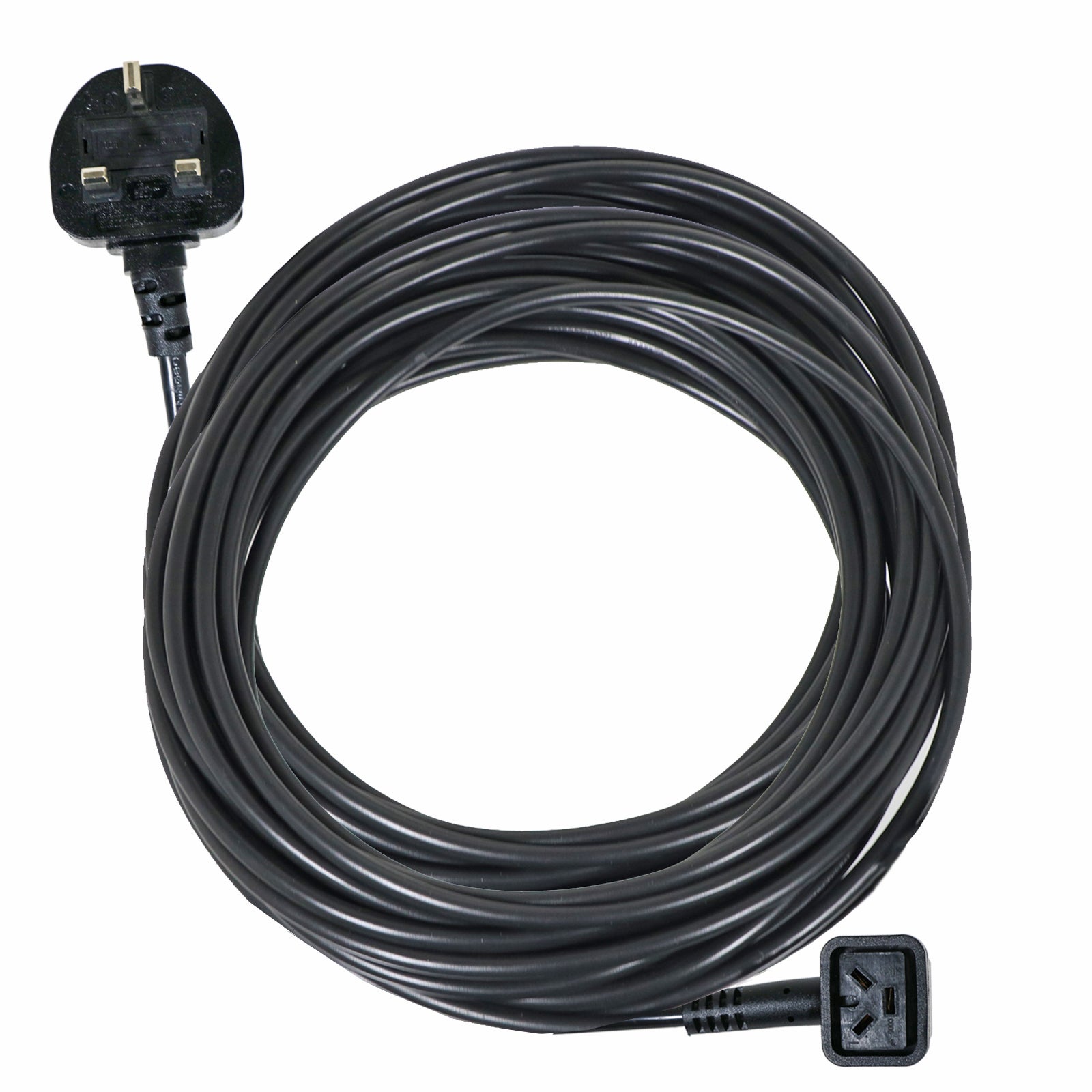 SPARES2GO Mains Cable Power Lead & UK Plug for Numatic Vacuum Cleaners (12 Metres, 3 pin)