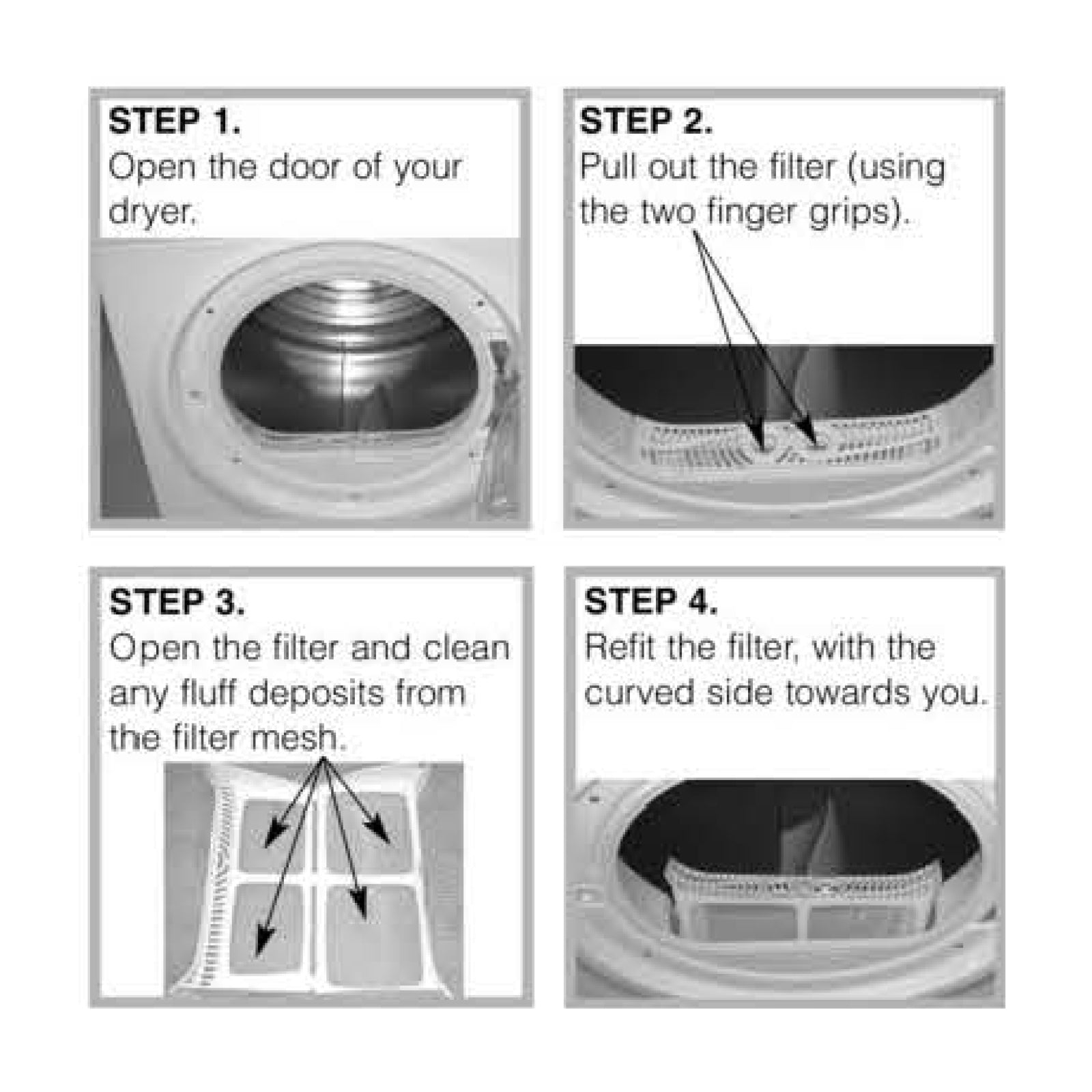 Tumble Dryer Filter Lint Cage Catcher Screen for HOTPOINT ARISTON INDESIT M2