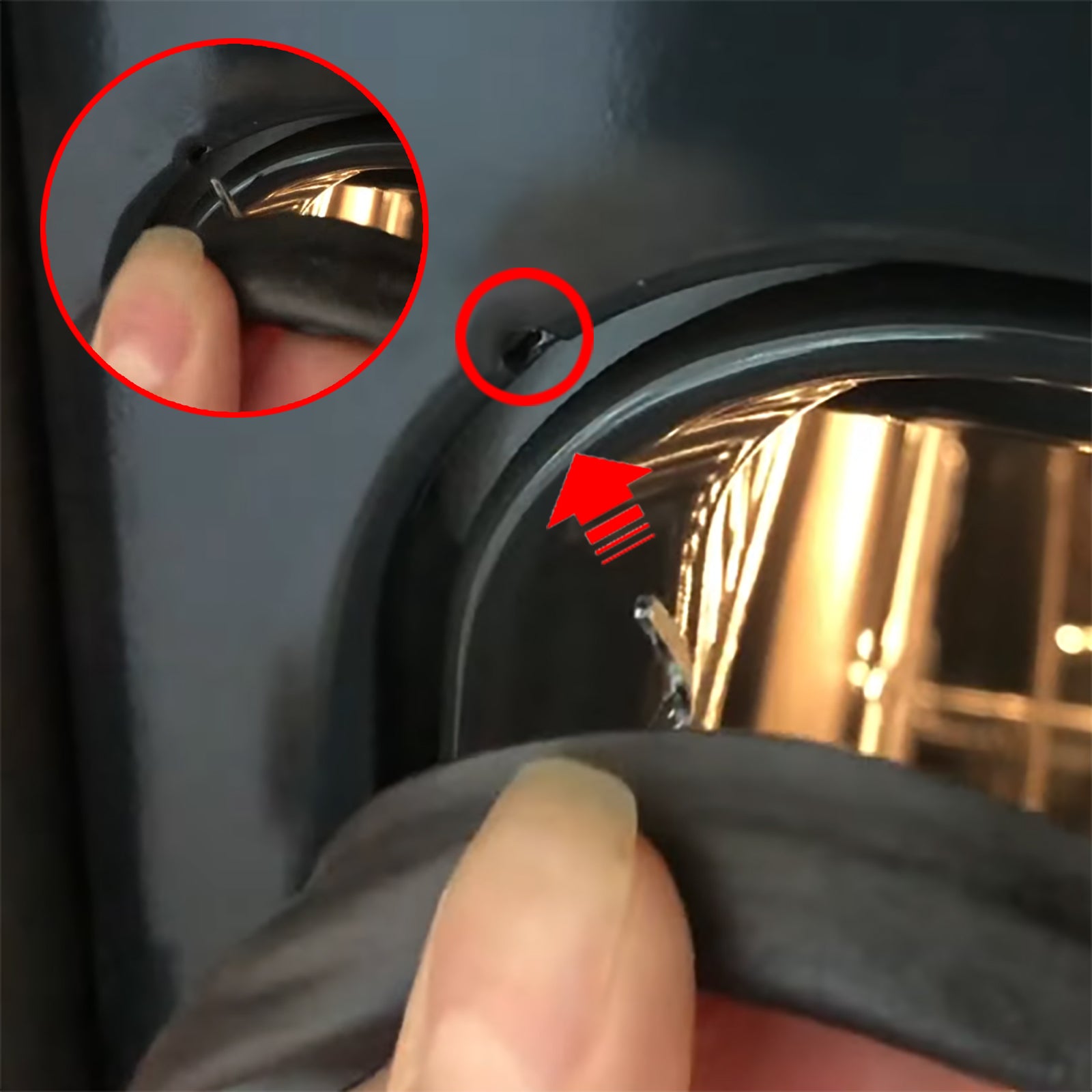 Main Rubber Door Seal with Corner Fixing Clips for Indesit Oven Cookers (445mm x 350mm)