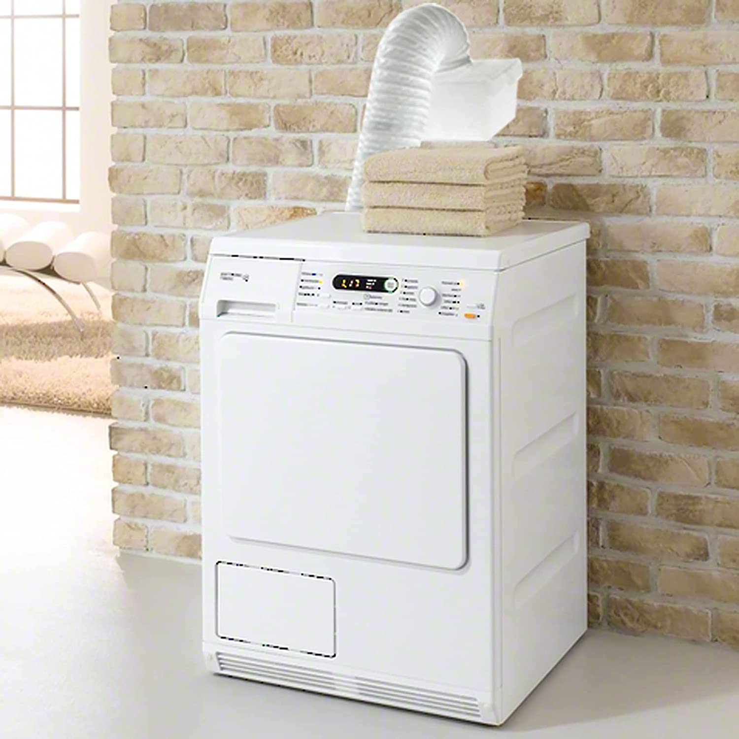 Universal Vent Hose Condenser Kit with 3 x Adapters for Tumble Dryer (1.2m)