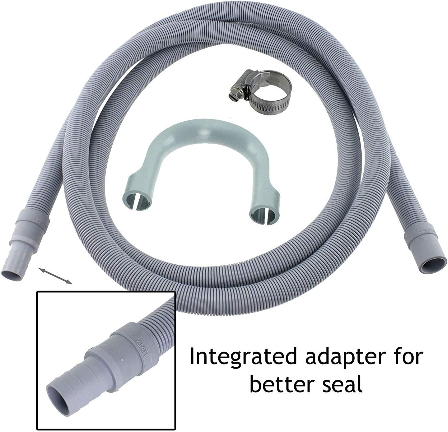 Universal Cold Water Fill Long 3.5m Inlet Pipe + 2.5m Drain Hose Extension Kit