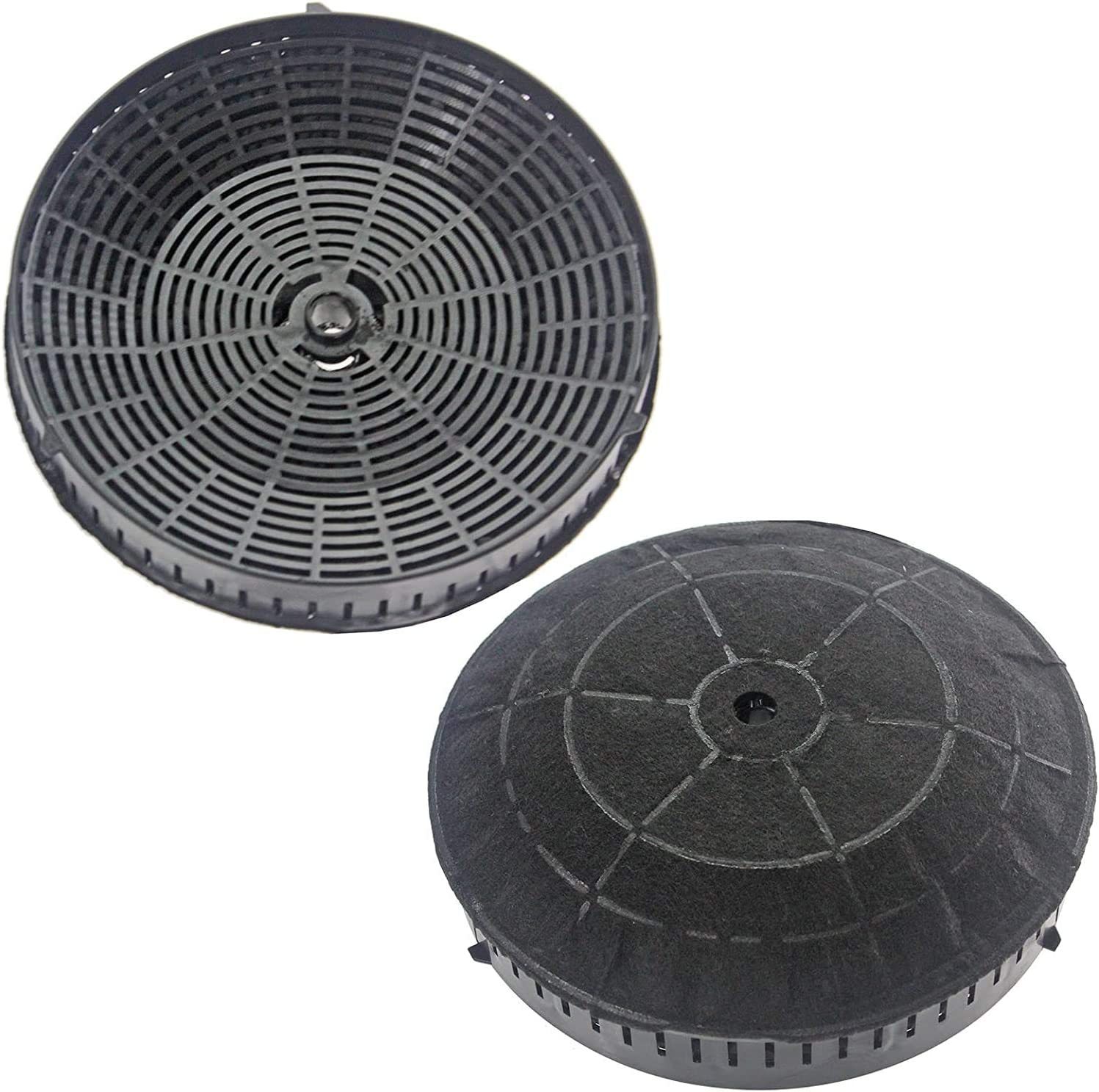 Type 57 Round Carbon Filter for Bosch DEM63AC00B/01 DEM63AC00B/02 Cooker Hood Vent Extractor (Pack of 2)