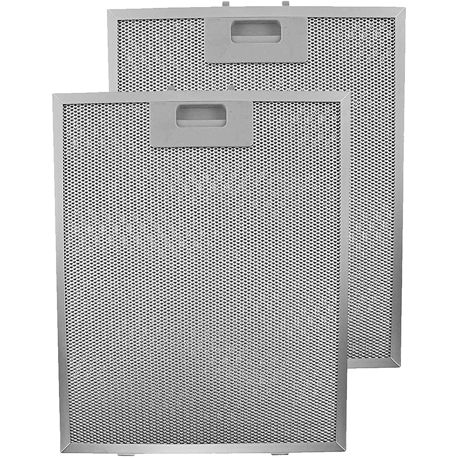 Metal Grease Mesh Filter for Howdens Lamona Cooker Hood Extractor Fan Vent Pack of 2 (Silver, 320 X 260mm)