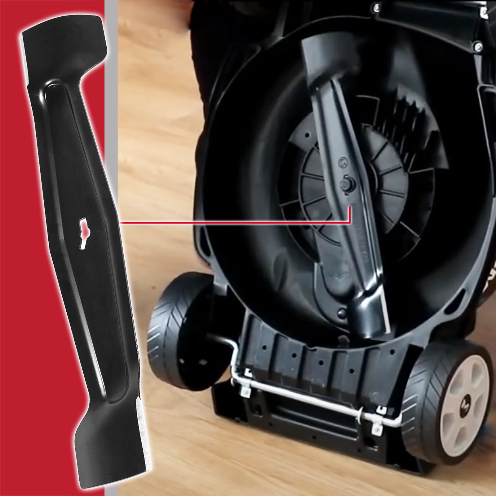 Metal Blade for Mac Allister MLM1800PD MLM1800SP MLMP1800SP Lawnmower (42cm)