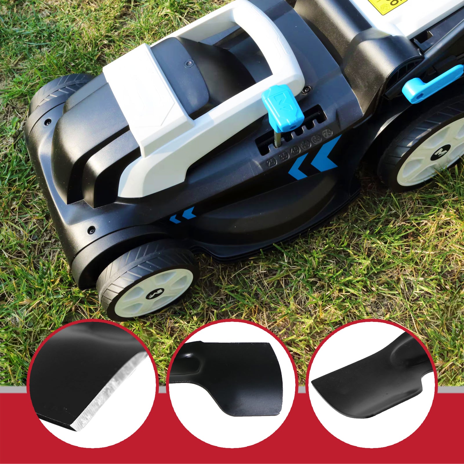 Metal Blade for Mac Allister MLM1800PD MLM1800SP MLMP1800SP Lawnmower (42cm)