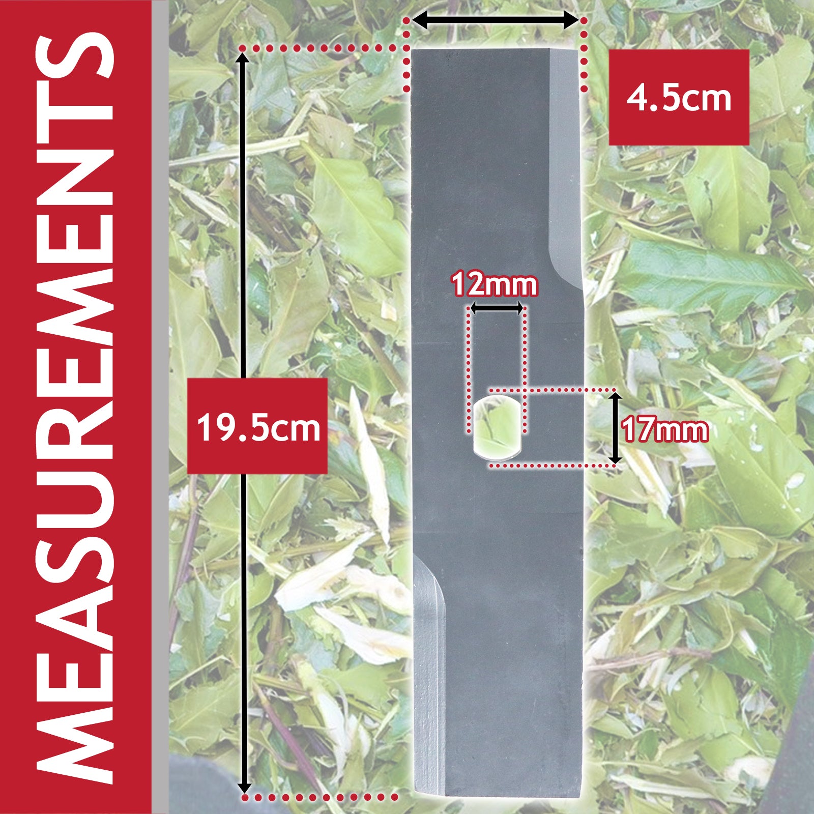 Metal Blade for Bosch AXT 180 200 2000 Rapid 2200 Garden Shredder (19.5cm)