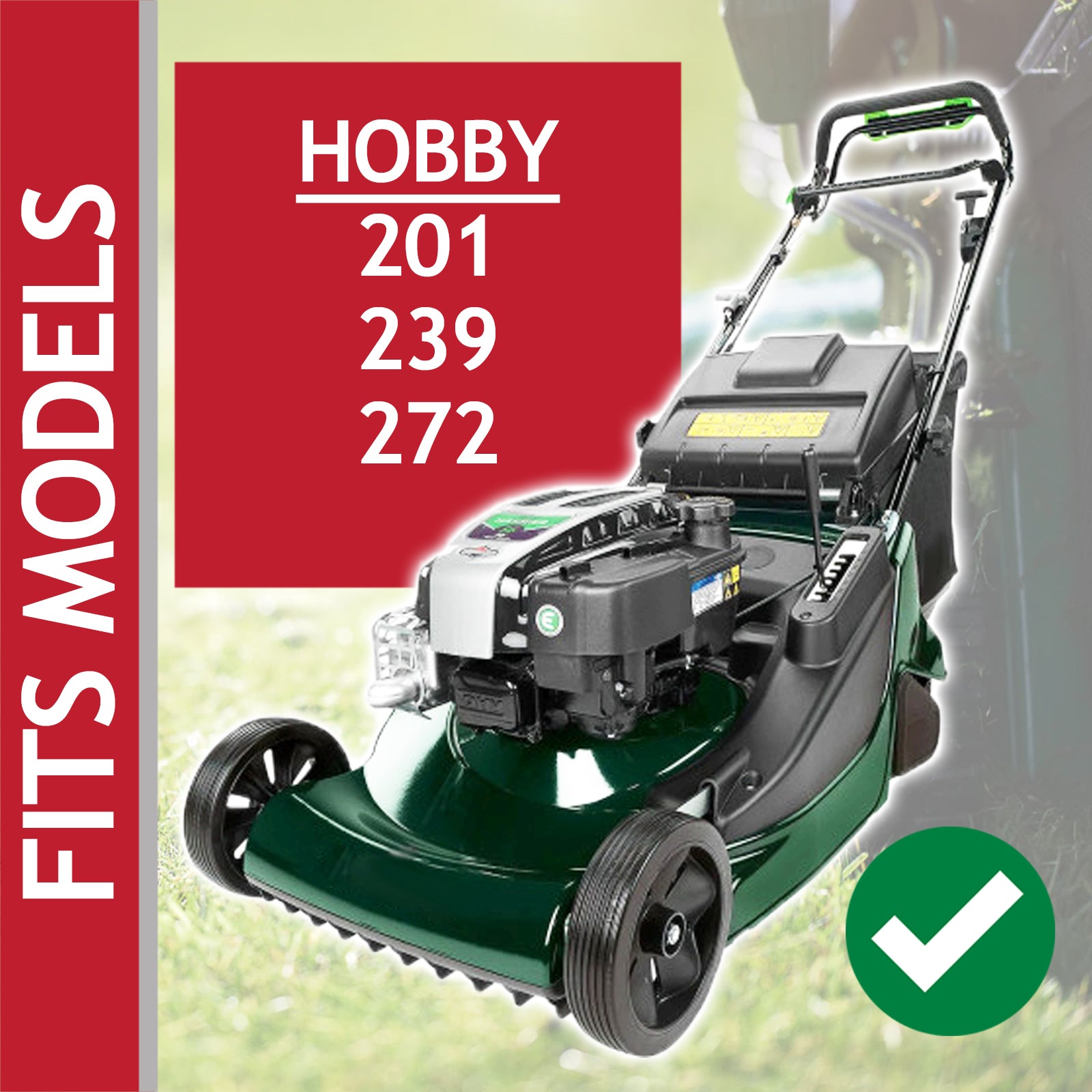 Hi Lift Metal Blade for Hayter Hobby 201 239 272 Lawnmower (40cm / 16")