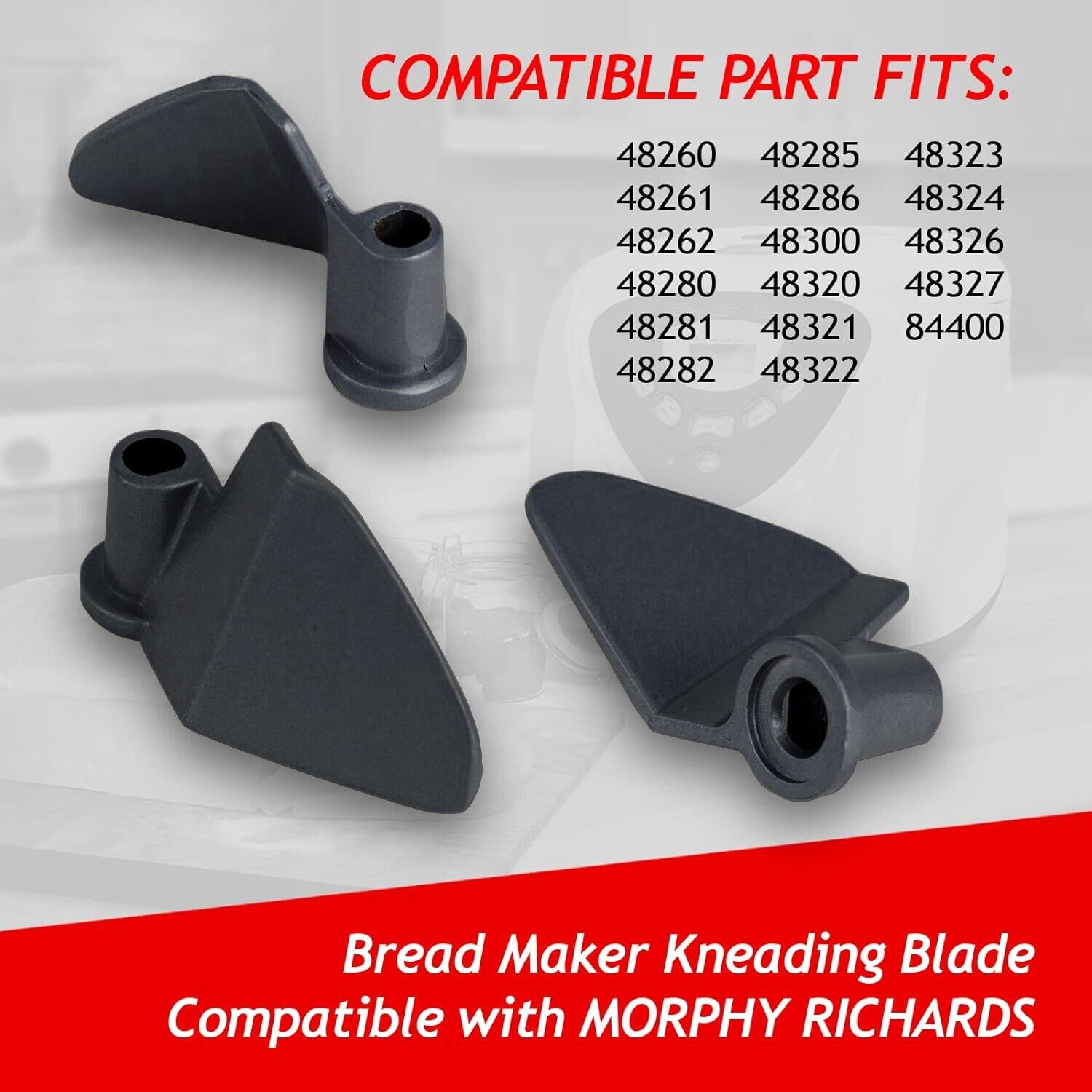 MORPHY RICHARDS Breadmaker Kneading Paddle Blade 48281 48282 48285 48286 48320