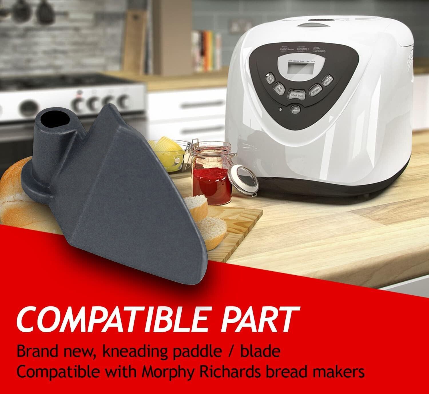 MORPHY RICHARDS Breadmaker Kneading Paddle Blade 48281 48282 48285 48286 48320