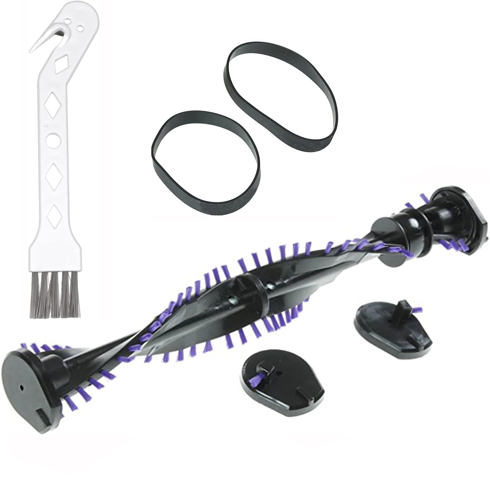 BrushBar Kit for DYSON DC04 DC07 DC14 DC33 Clutch Vacuums Roller Bar End Caps + Belts