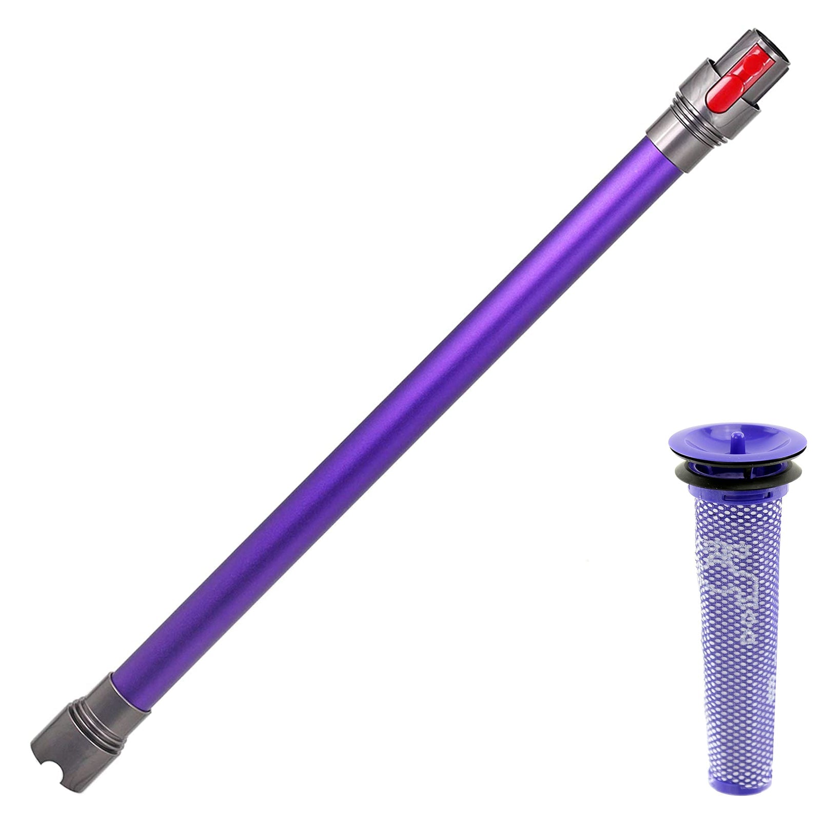 Purple Wand Tube for Dyson V7 SV11 Rod Pipe Cordless Vacuum + Pre Motor Filter