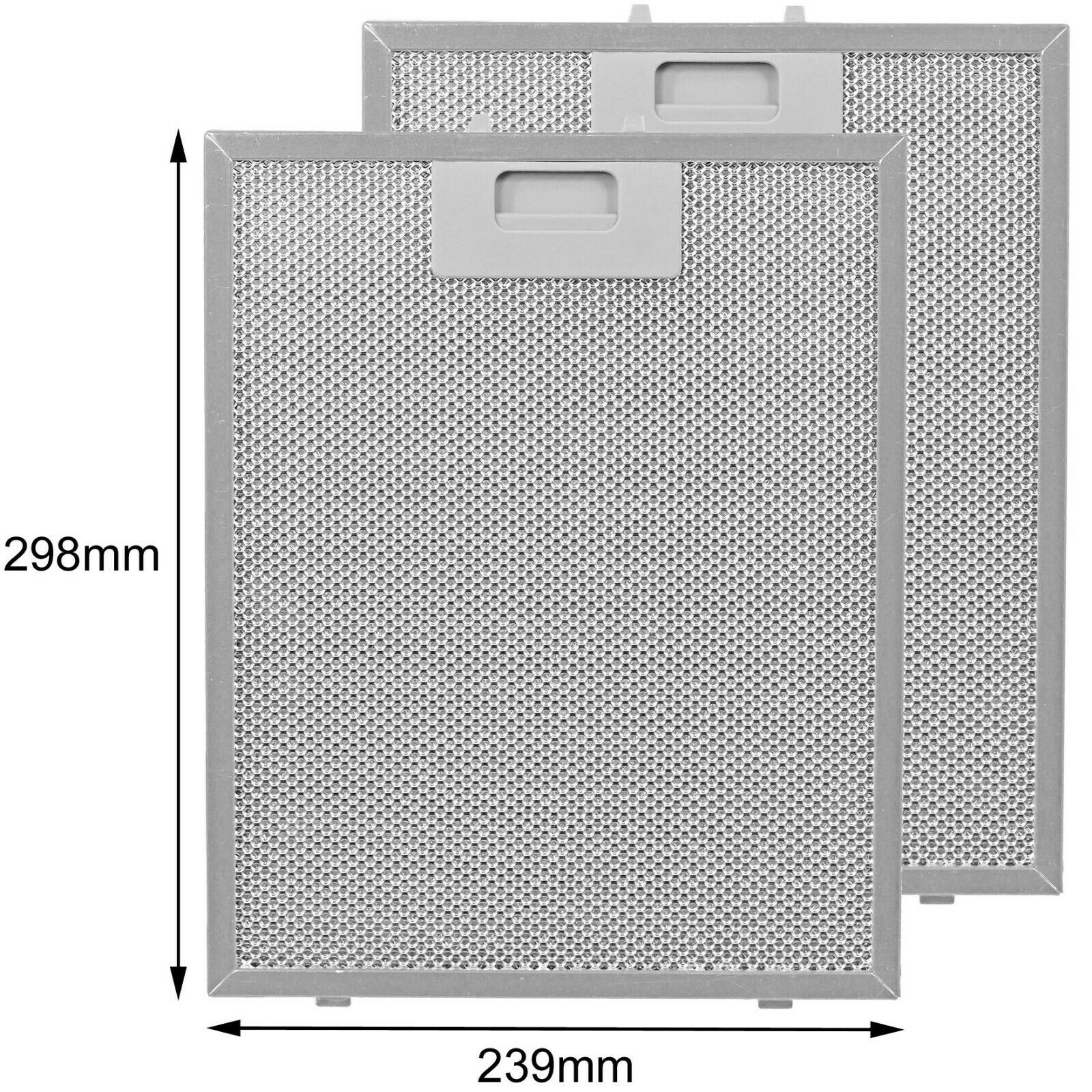 2 x Grease Filter For BRITANNIA DEDIETRICH Cooker Hood Vent Fan Filters 300 x 240 mm
