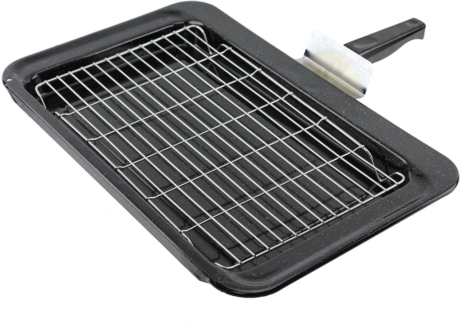Enamel Grill Pan Tray Rack Grid Handle for Rangemaster Oven Cooker 445 x 276 mm