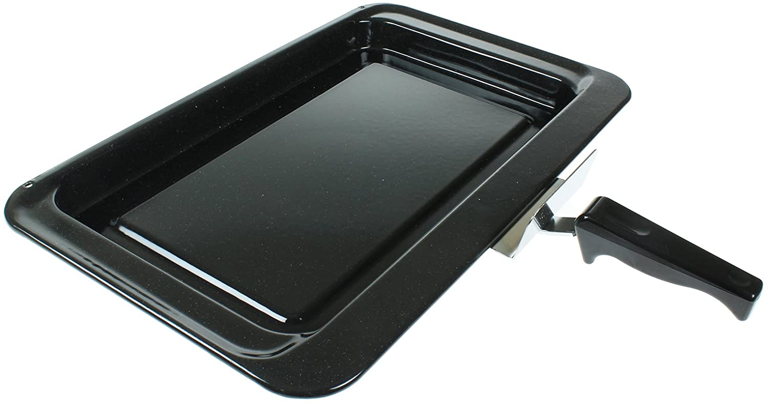 Enamel Grill Pan Tray Rack Grid Handle for Rangemaster Oven Cooker 445 x 276 mm