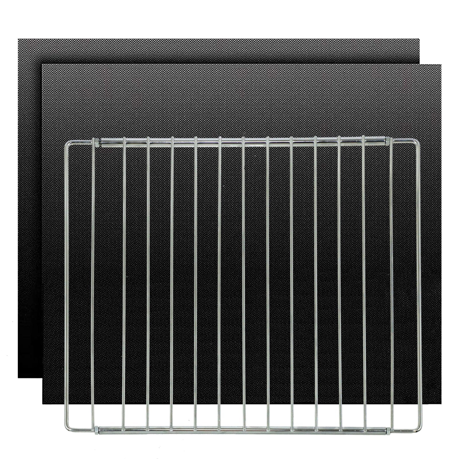 Oven Liner Adjustable Shelf UNIVERSAL Extendable Locking Rack + 2 x liners