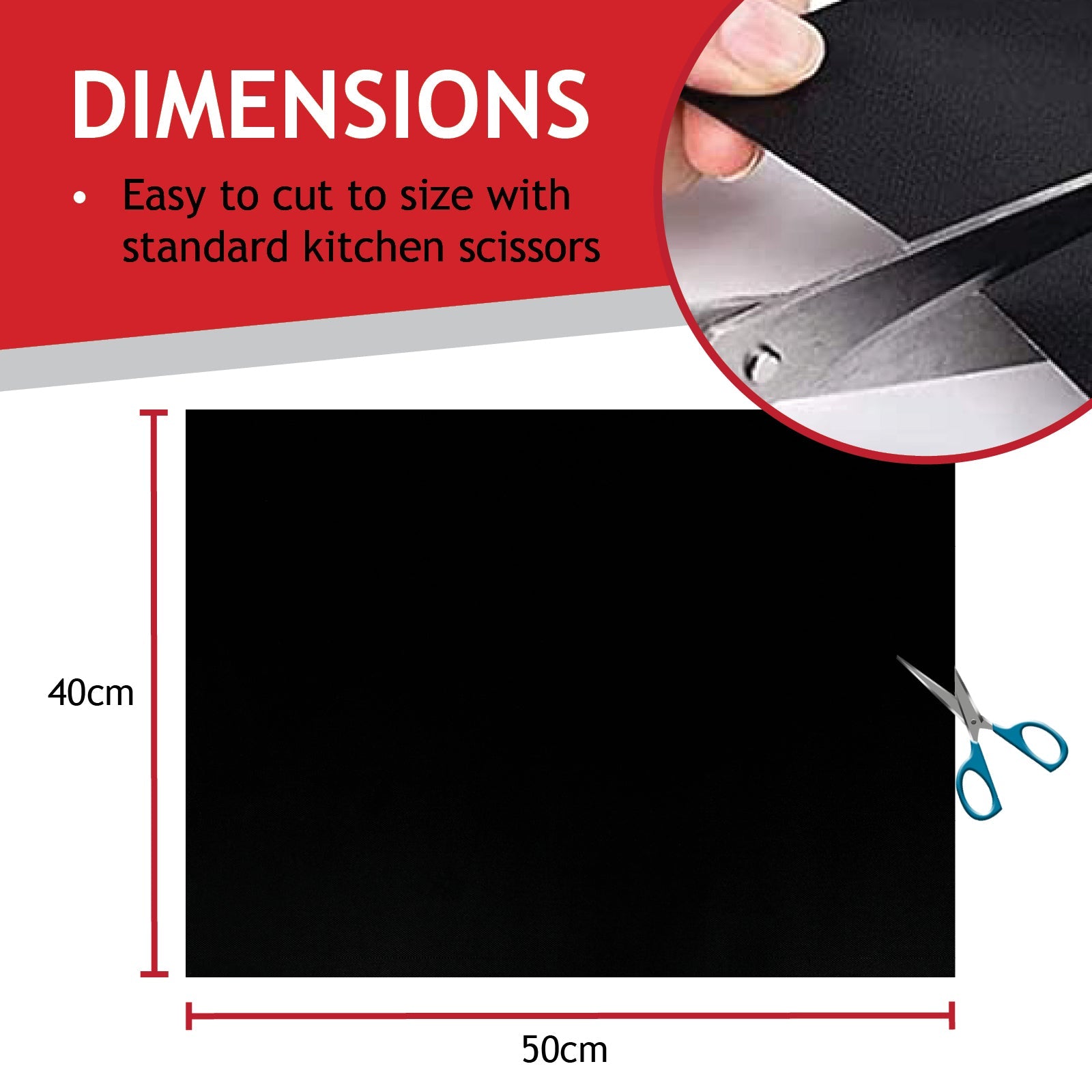 Universal Teflon Oven Cooker Liner Non Stick Heavy Duty Lining (Pack of 4)