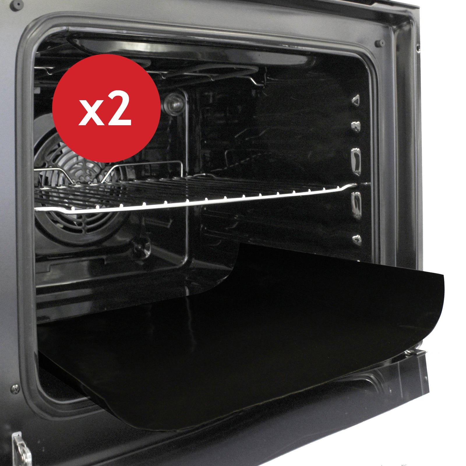 Oven Liners Universal Teflon Cooker Liner Non Stick Heavy Duty (Pack of 2)