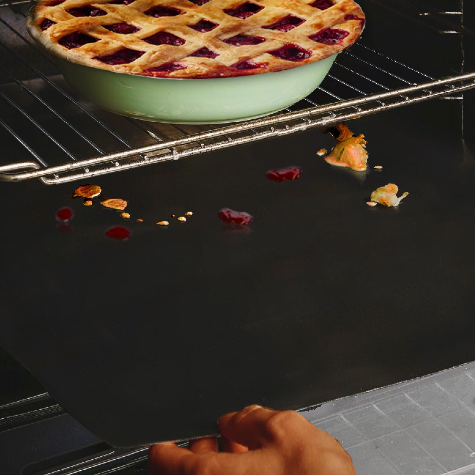 Oven Liners Universal Teflon Cooker Liner Non Stick Heavy Duty (Pack of 2)