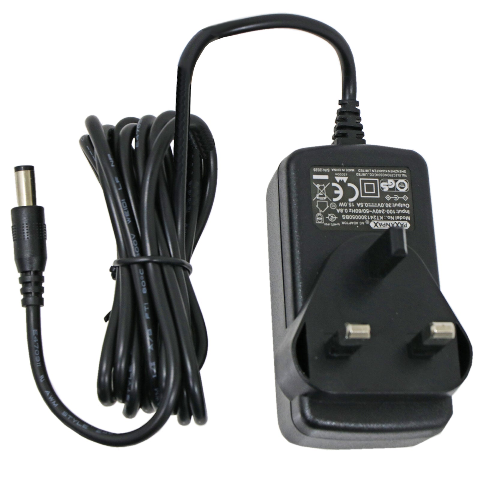 Mains Battery Charger Plug for Bosch Athlet BCH625KTGB/01 BCH62550G Vacuum Cleaner (30V)