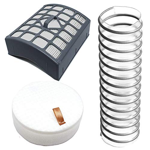 HEPA Filter + Lower Duct Hose Kit for Shark Rotator Liftaway NV340 NV340UK Upright Vacuum Cleaner