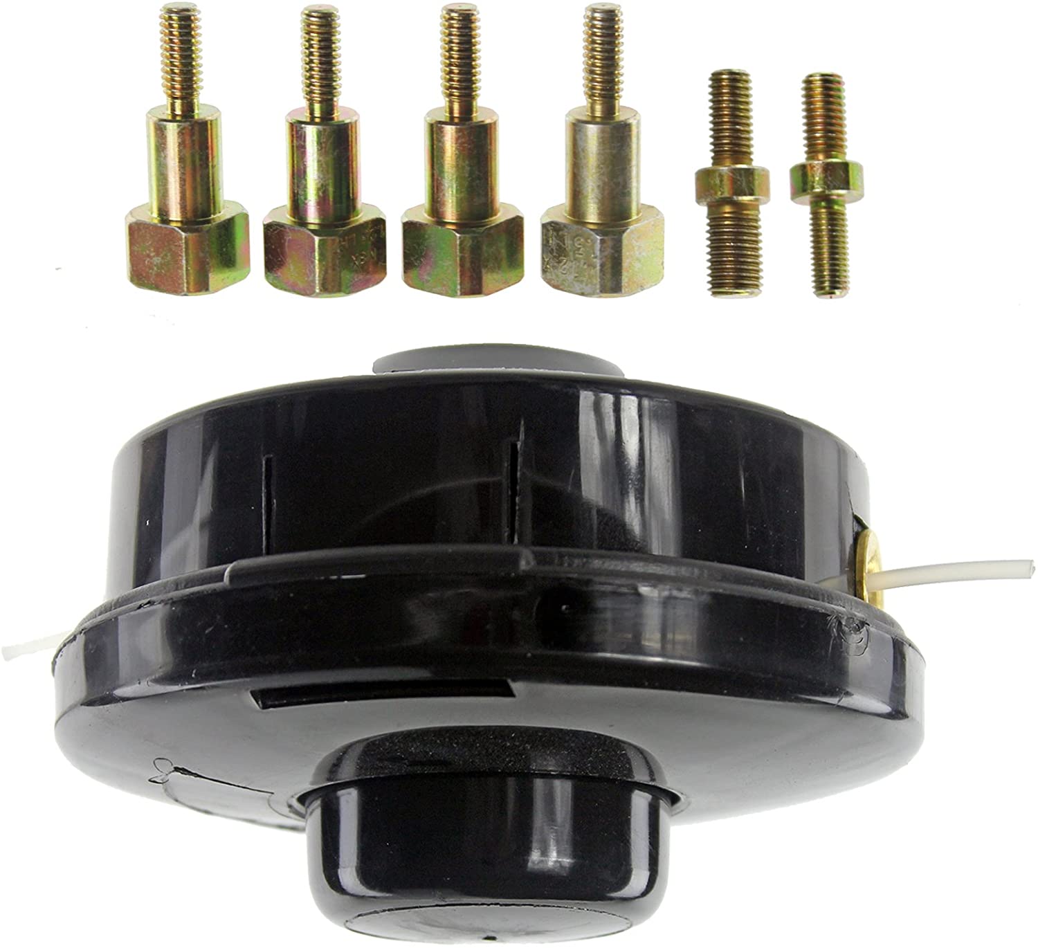 Dual 2 Line Bump Feed Spool Head for KAWASAKI Strimmer Trimmer Brushcutter