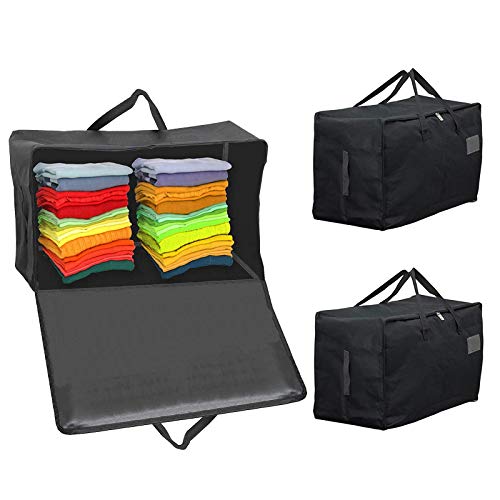 Extra Large Canvas Fabric Clothes Shoes Wardrobe Organiser Storage Bag