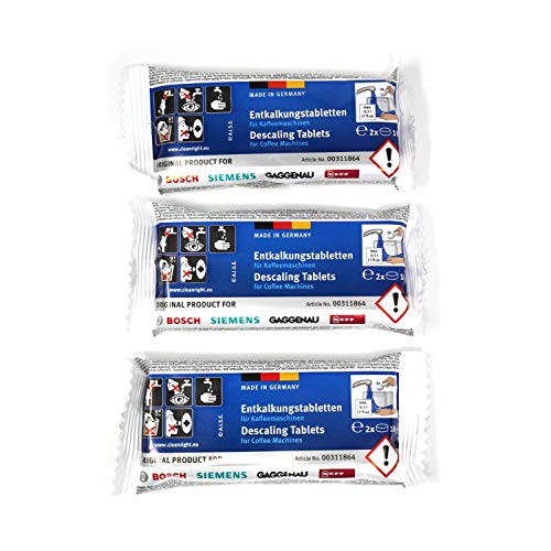 Gaggenau Coffee Machine Descaler Tablets (2 Boxes of 6 Tablets)