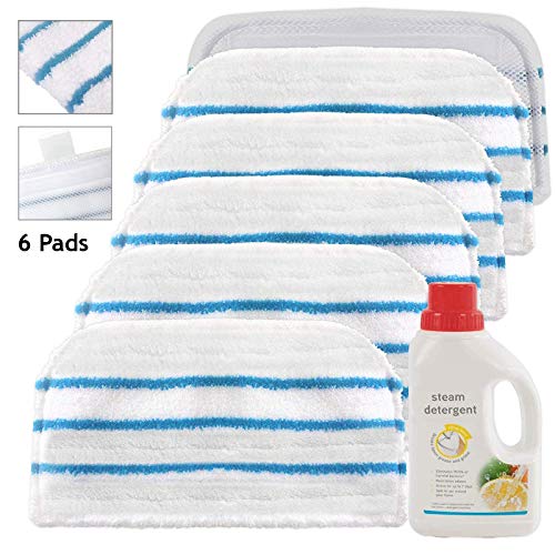 6 x Steam clean pads compatible with Black and Decker& detergent