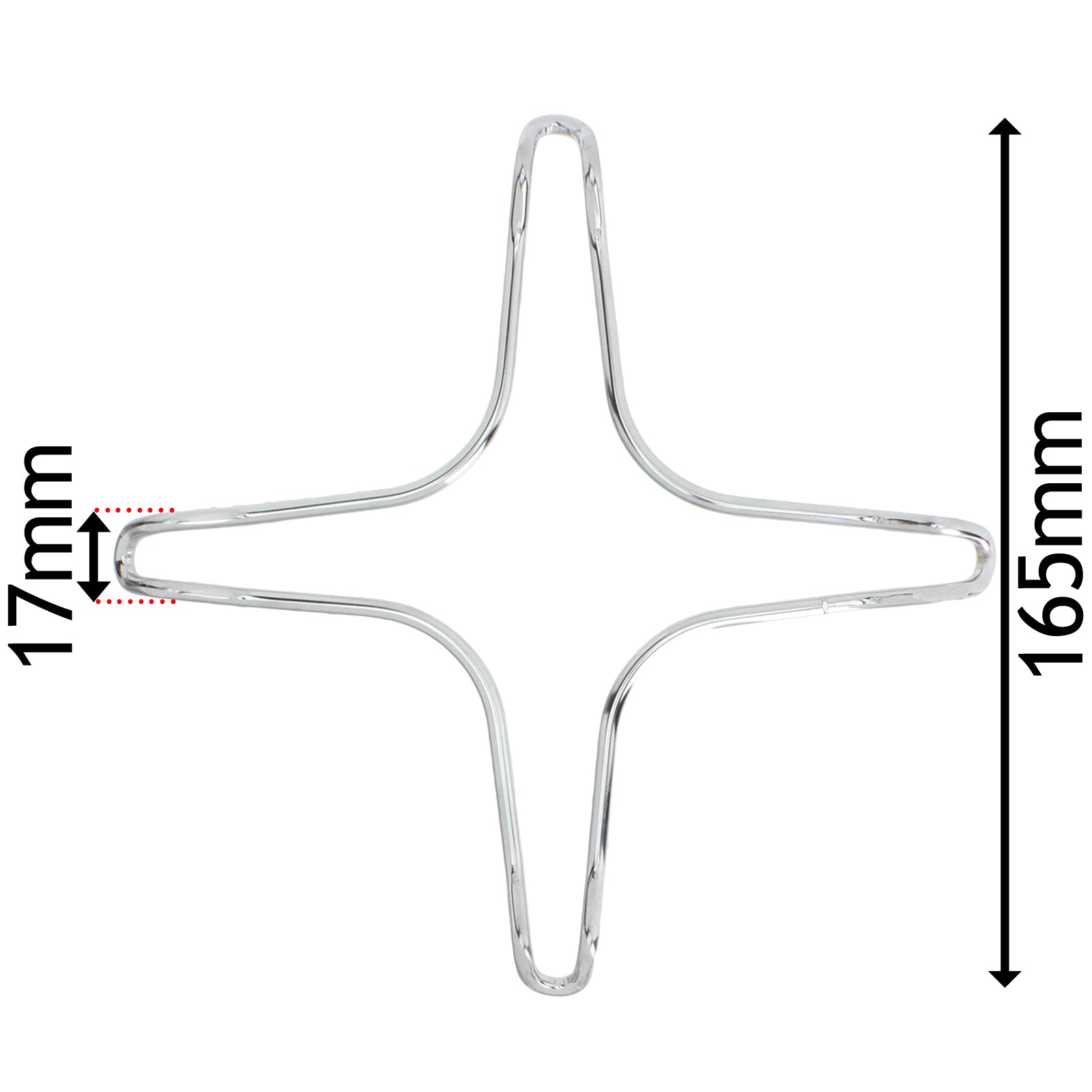 Gas Hob Pan Support Moka Trivet Stand (Medium 165mm Pack of 2)