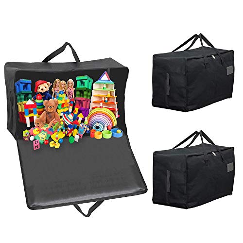 Extra Large Canvas Fabric Toy Games Teddy Bear Organiser Storage Bag