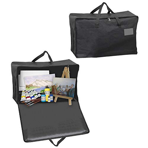 Extra Large Canvas Fabric Arts & Crafts Painting Drawing Organiser Storage Bag