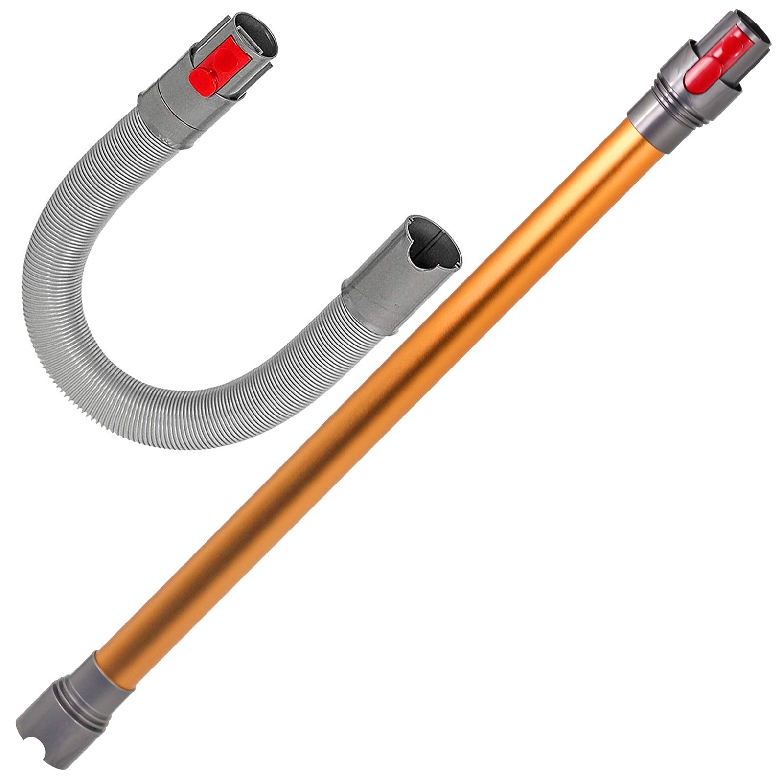Orange Rod Wand Tube Pipe for Dyson V11 SV14 Vacuum + Extension Hose XL 2.4m