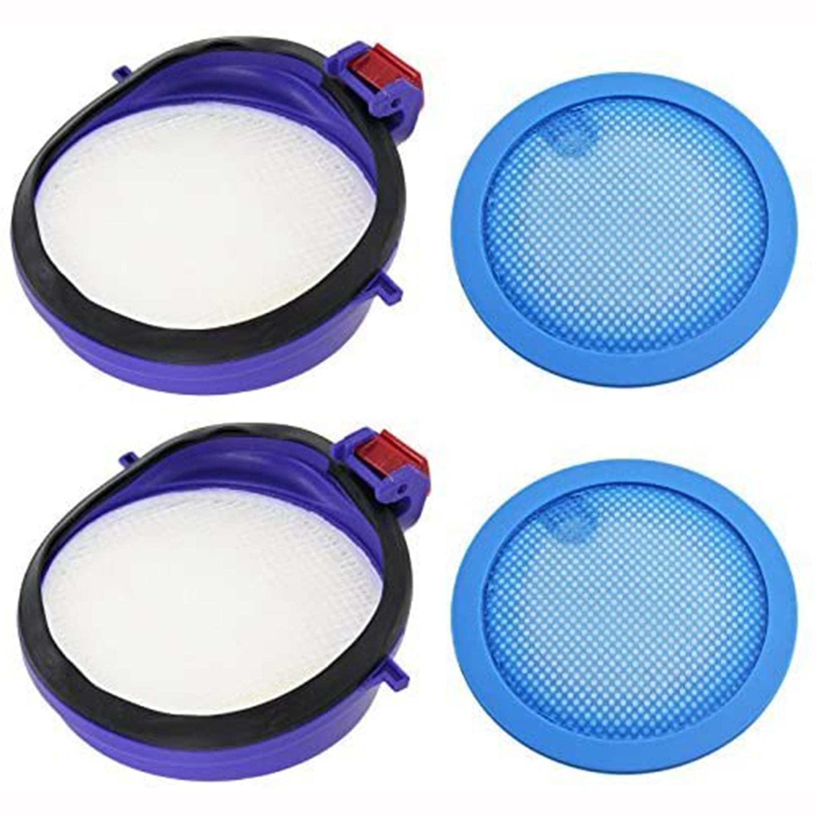 Filter Kit DC24 DC24i compatible with Dyson Vacuum Cleaner Washable Pre & Post Motor HEPA (Pack of 2)
