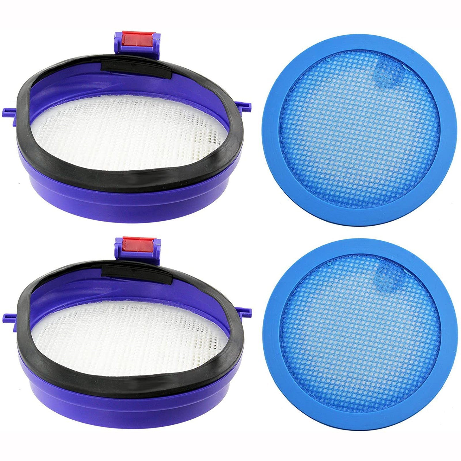 Filter Kit DC24 DC24i compatible with Dyson Vacuum Cleaner Washable Pre & Post Motor HEPA (Pack of 2)