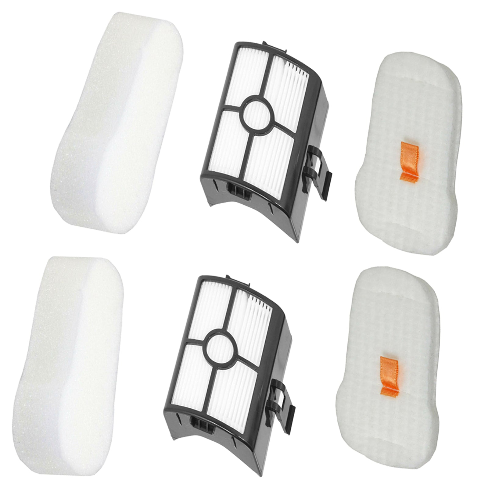 Filter Kit for SHARK HZ500 HZ500UKT Vacuum Foam Felt & Post Motor Filters (2 of Each)