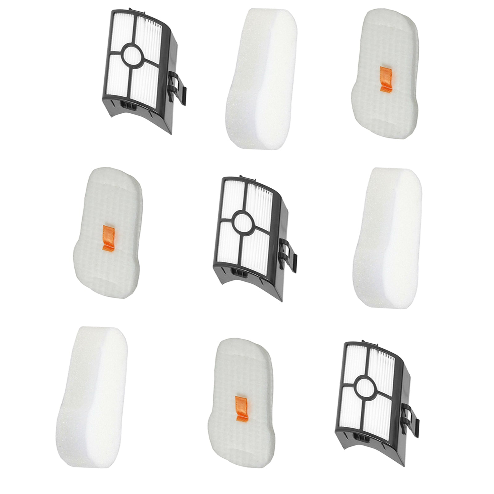 Filter Kit for SHARK HZ500 HZ500UKT Vacuum Foam Felt & Post Motor Filters (3 of Each)