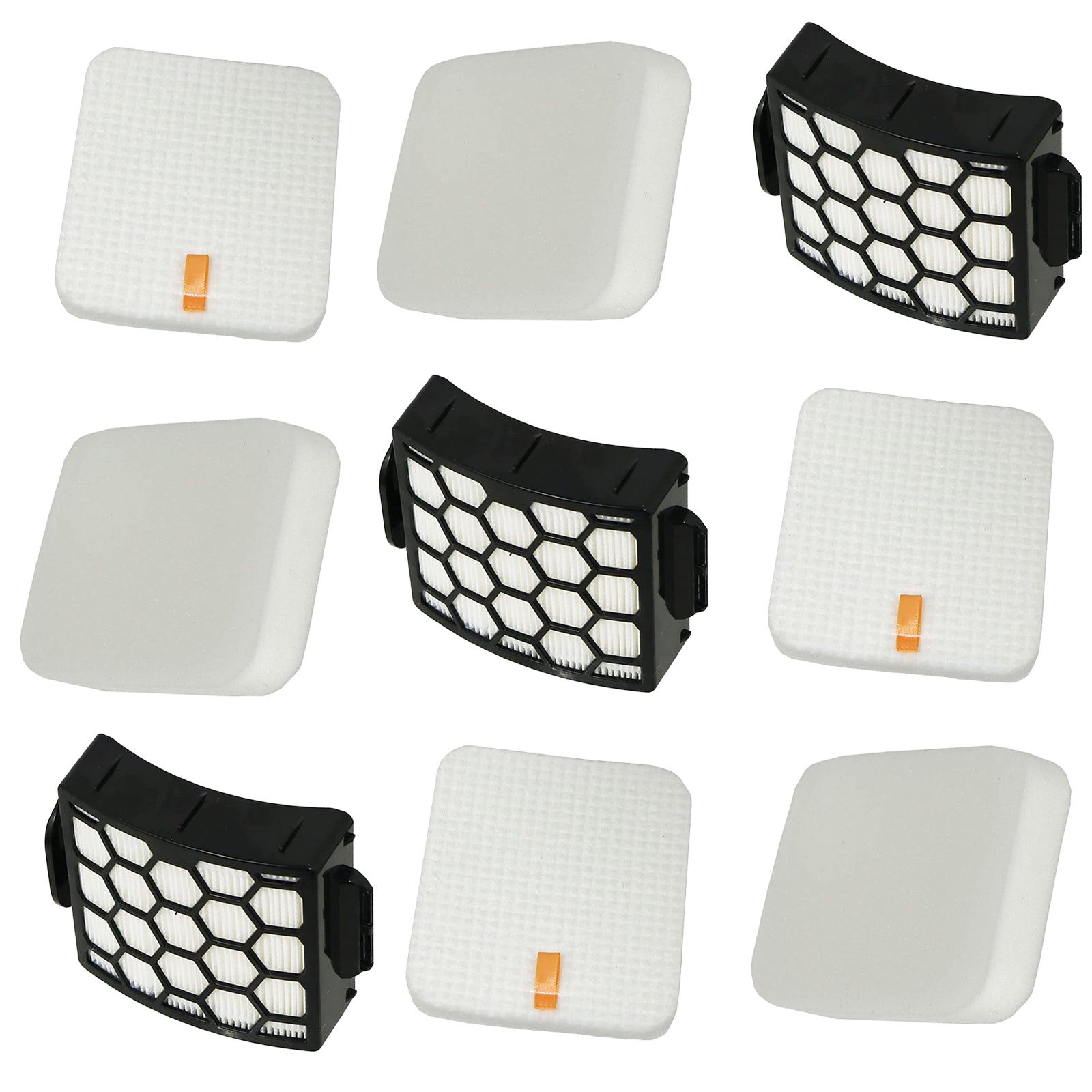 Filters for SHARK NV602 NV602UKT Lift-Away NV702 NV702UK Duoclean Vacuum Filter (3 of Each)