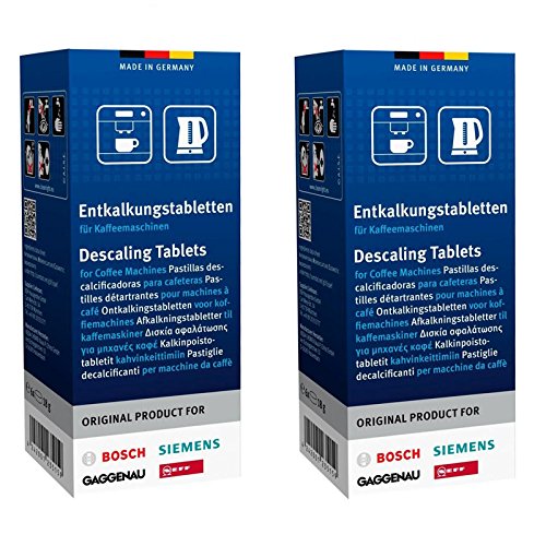 Genuine BOSCH Descaler Tablets for Russell Hobbs Coffee Machine & Kettle (2x Packs of 6)