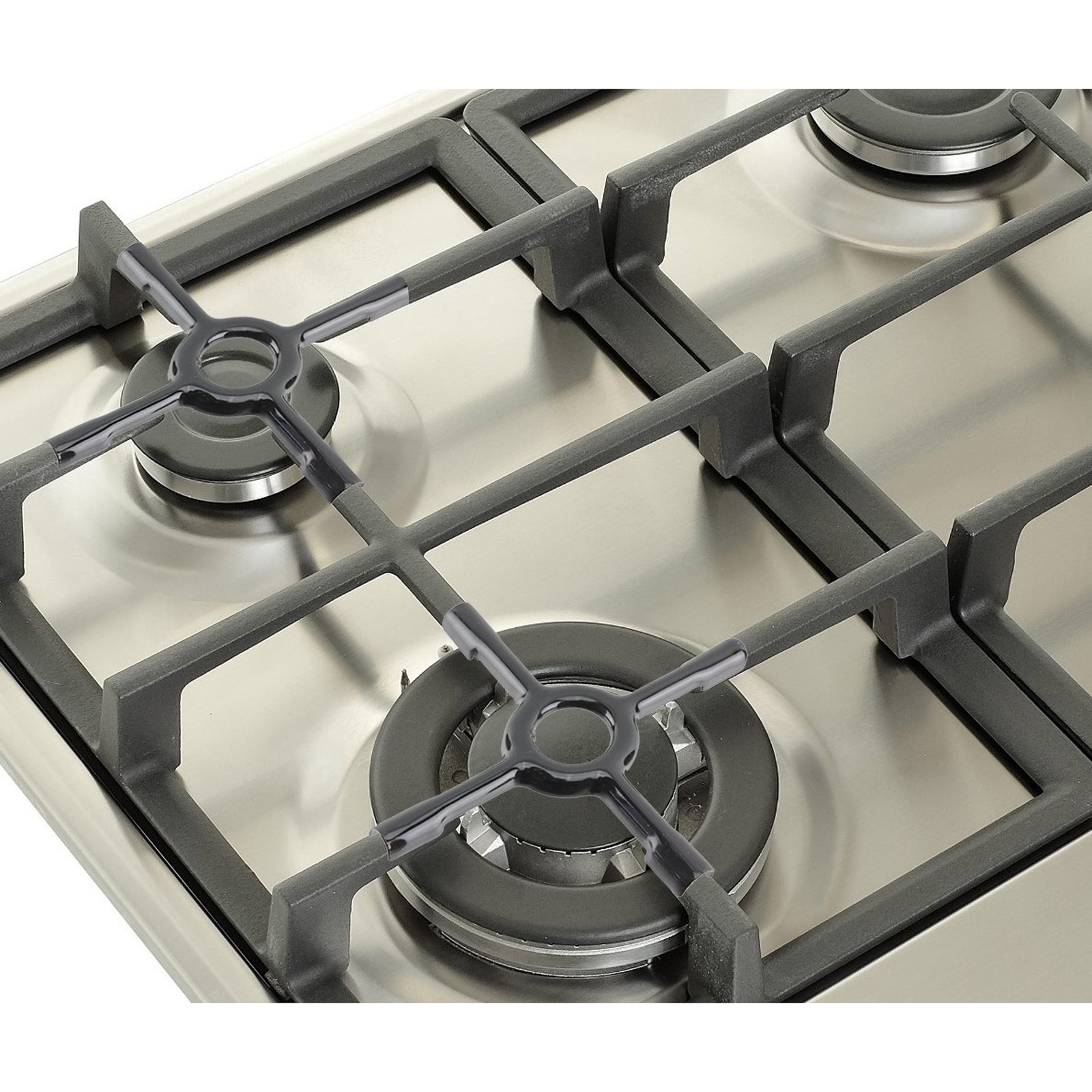 Universal Gas Hob Ceramic Pan Support Moka Trivet Coffee Pot Stand (Pack of 3, Small 130mm)