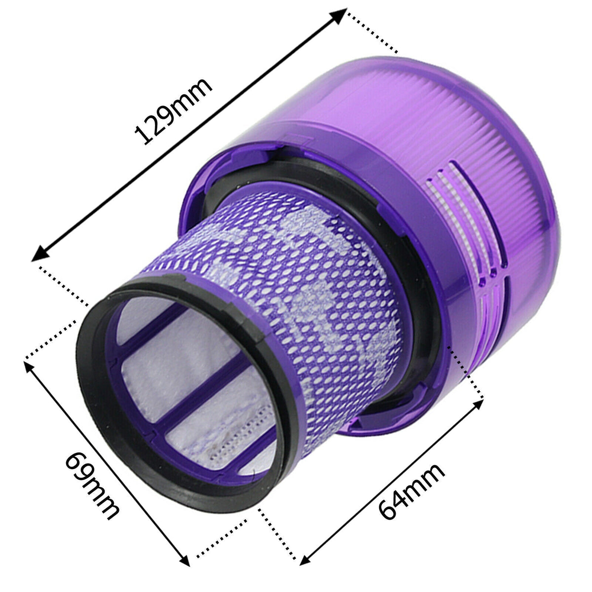Filter for DYSON SV15 SV17 SV22 Cyclone Cordless Vacuum Cleaner Washable Purple