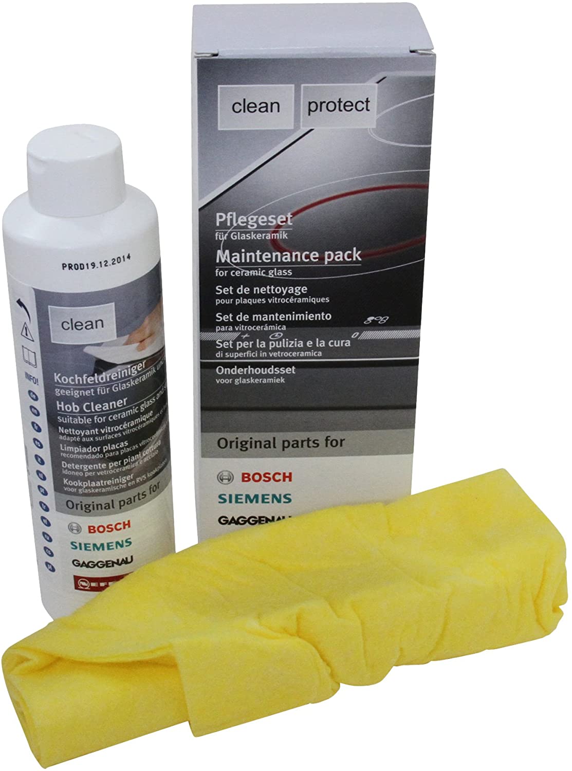 SIEMENS Cooker Glass & Ceramic Hob Cleaning Maintenance Kit