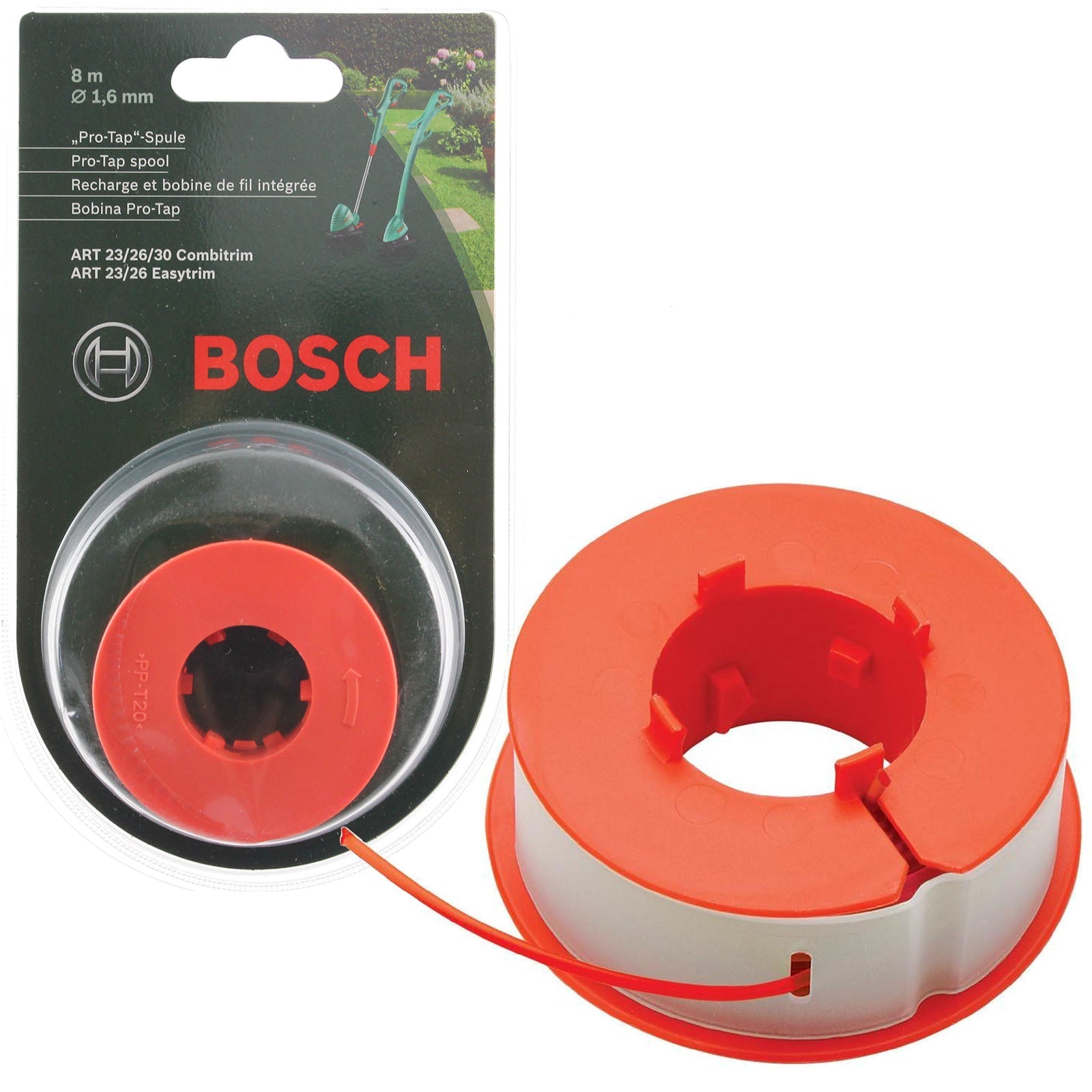 Bosch Automatic Pro-Tap Feed Spool & Line 8m ART 23 26 30 F016800175 x 2