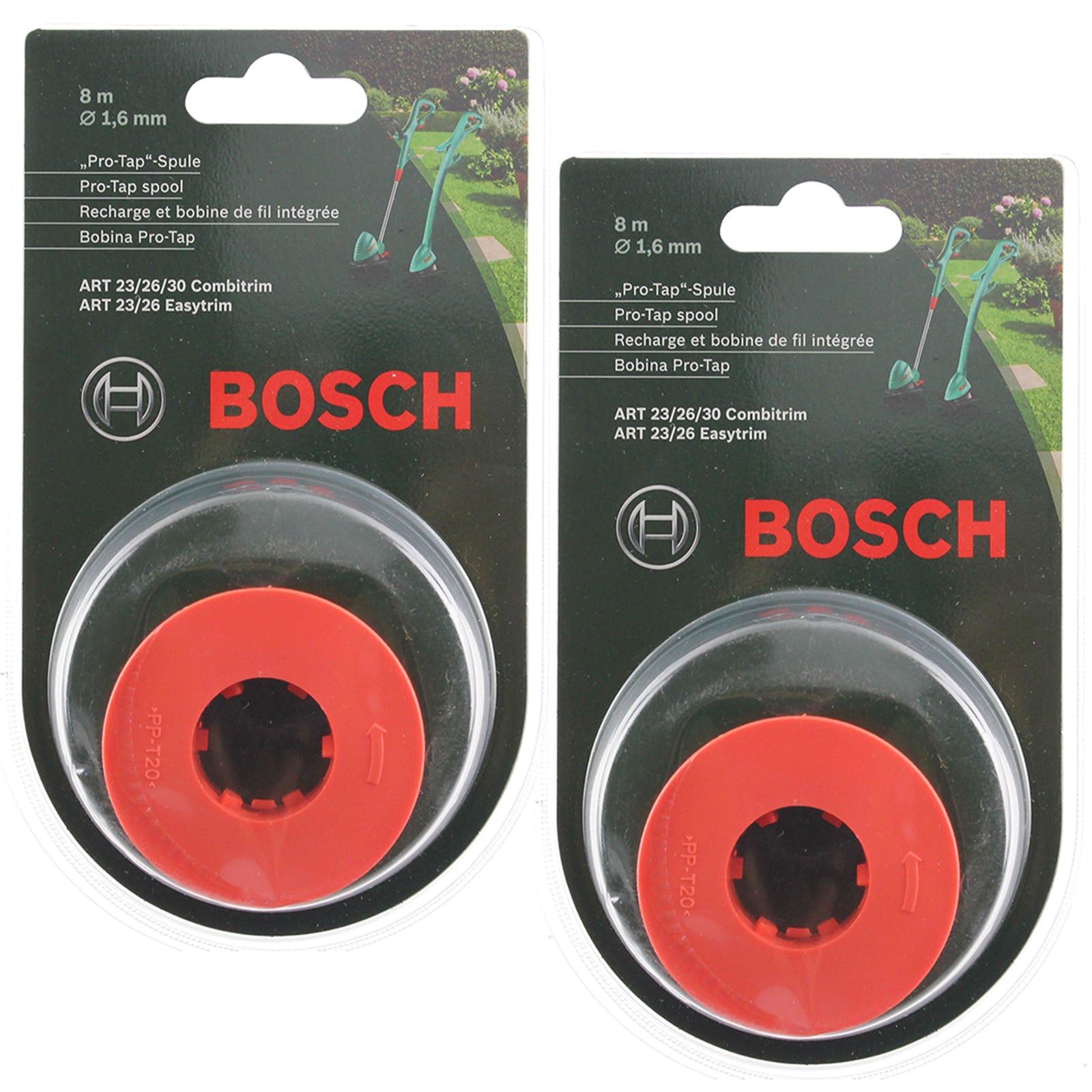 Bosch Automatic Pro-Tap Feed Spool & Line 8m ART 23 26 30 F016800175 x 2