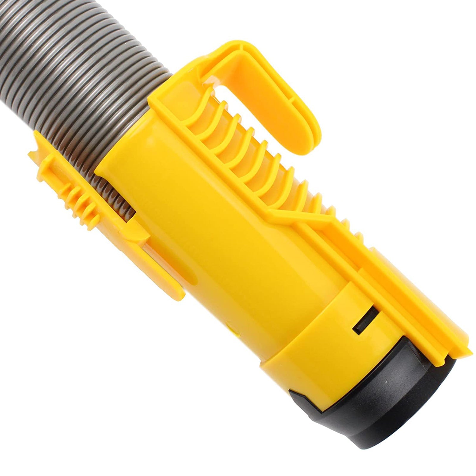 Stretch Hose for DYSON Vacuum Cleaner DC07 Quick Release (Grey / Yellow, 4m)