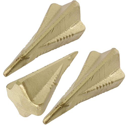 Log Splitter Grenade Axe Maul 4 Way Wood Splitting Wedge Bomb Spike (Pack of 3)