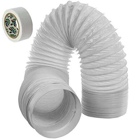 UNIVERSAL Window Seal Kit + 3 Metre Vent Hose, Tape + Adapter for Tumble Dryer or Washer Dryer