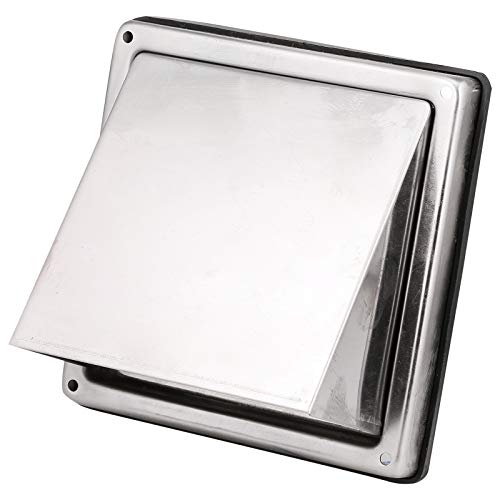 Stainless Steel Square Hood/Cowl Vent 100mm..
