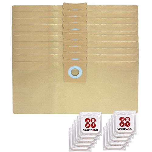 Vacuum Dust Bags for Aquavac (Pack of 15) + Freshener Tabs
