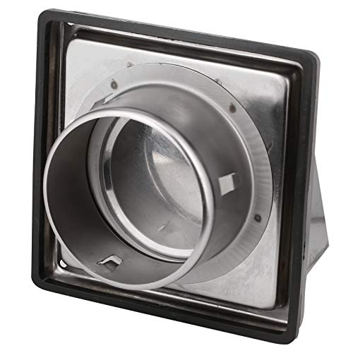 Stainless Steel Square Hood/Cowl Vent 100mm