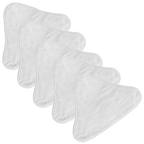 Universal Microfibre Washable Cleaning Pads for Steam Cleaner Mop (Pack of 5)